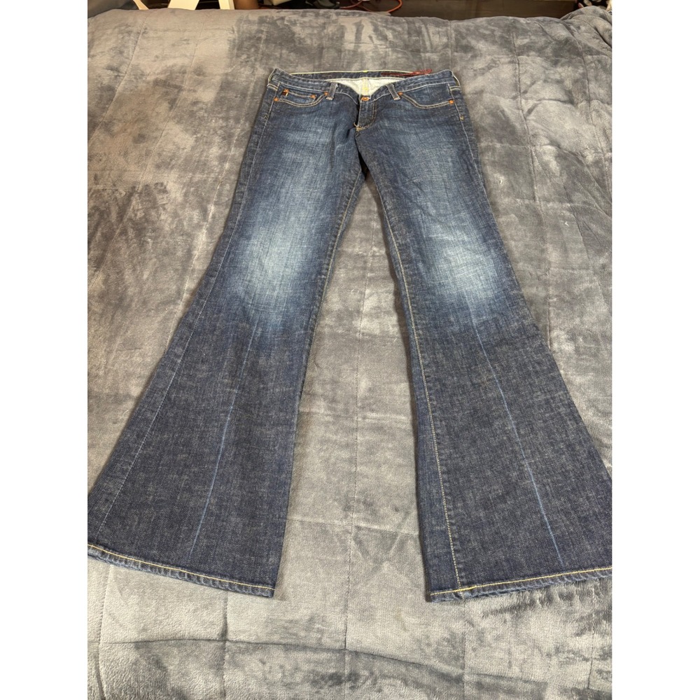 AG Adriano Goldschmied Flare Leg Jeans Dark Wash USA Made 30R Women‎ Mens